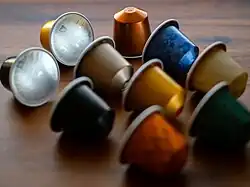 Nespresso coffee capsules