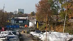 October 2015: Construction of the forerunners