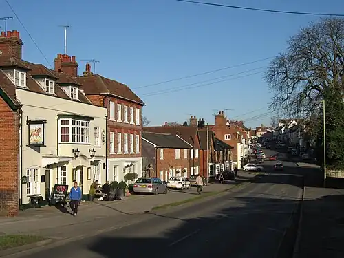 Image 108View looking east along West Street, New Alresford (from Portal:Hampshire/Selected pictures)