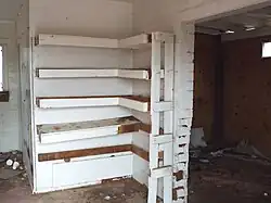 Inside the Jack Ass Acres Service Station.