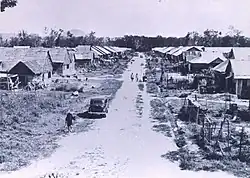 A British model new village, designed as part of the Briggs Plan to separate the largely Chinese Malaysian rural populace from communist guerrillas during the Malayan Emergency (1948–1960)