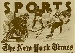 Photograph of Sports feature.
