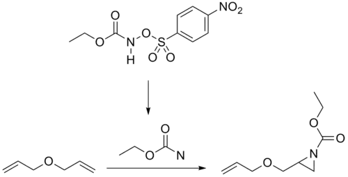 Nitrene addition