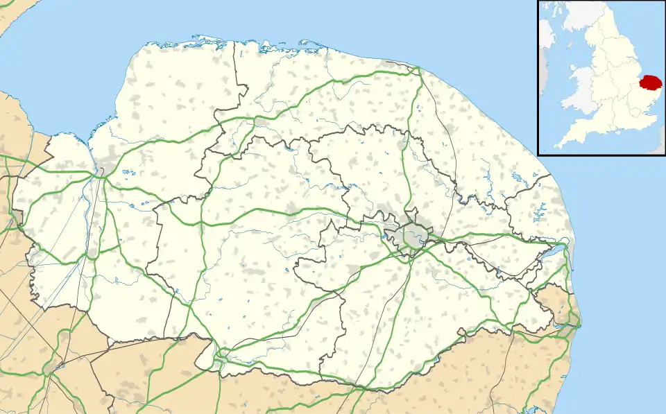 Fransham is located in Norfolk