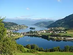 View of Norheimsund in Kvam