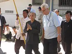 His Majesty Norodom Sihamoni opened officially the Don Bosco Hotel School.
