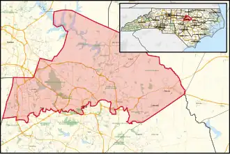 District boundaries from 2023 to 2025