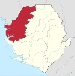 Location of North West Province