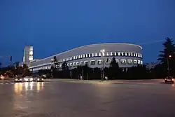 The Banovina Palace by night