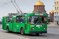 Image 19A trolleybus in Novosibirsk, Russia
