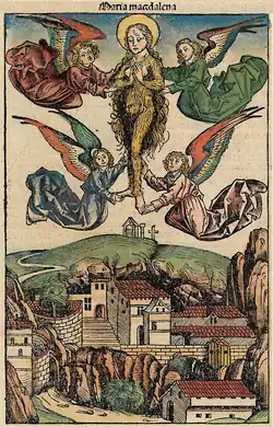Nuremberg Chronicle, coloured woodcut, 1493