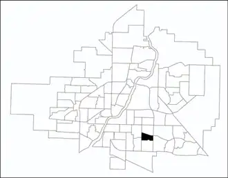 Nutana Urban Centre location map