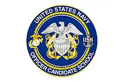 Logo for Officer Candidate School with white background