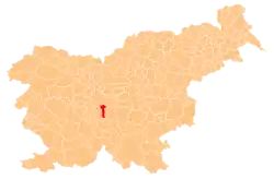 The location of the Municipality of Škofljica