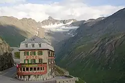 Hotel Belvédère and the Muttgletscher in 2007