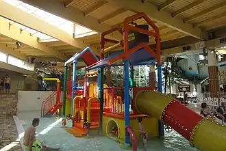 The kids area