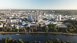 Aerial view of Offenbach am Main