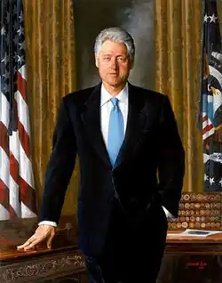 Official White House portrait of Bill Clinton