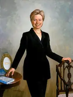 Official White House portrait of Hillary Clinton