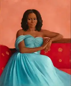 Official White House portrait of Michelle Obama