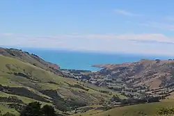 Okains Bay in December 2020