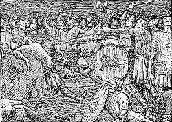 Illustration for St. Olaf's Saga, Heimskringla (1899).