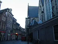 Prostitutes' windows on the Oudekerksplein behind the Oude Kerk.