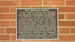 Mobley Hotel historical marker