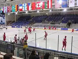 Olympic hockey game Peaks Ice Arena