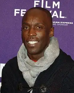 Actor Michael K. Williams stands for a photo at the Tribeca Film Festival