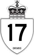 Ontario Highway 17 shield