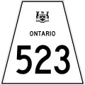 Highway 523 marker