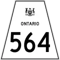 Highway 564 marker
