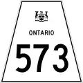 Highway 573 marker