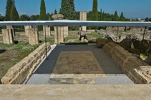 Mosaic in the Exedra