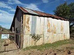 American Flag Post Office Ranch barn