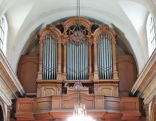 The organ of the church