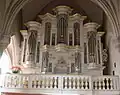 The Pontaumur organ, replica of that of Arnstadt (Thuringia)