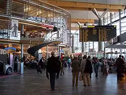 Oslo Airport, entrance to domestic area