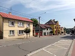 Junácká street in Stará Bělá