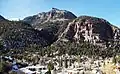 Twin Peaks above the town of Ouray, Colorado