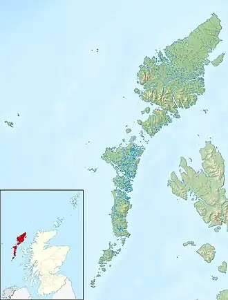 Pabbay is located in Outer Hebrides