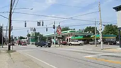 Main Owensville intersection at US Rt. 50 and Ohio Rt. 132