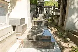 Abdelhalim Hemche's grave at Père Lachaise Cemetery