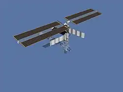 Illustration of the International Space Station after STS-97