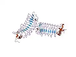 1m0z: Crystal Structure of the von Willebrand Factor Binding Domain of Glycoprotein Ib alpha