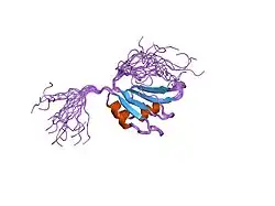 1wez: Solution structure of RRM domain in heterogeneous nuclear ribonucleoprotein H'