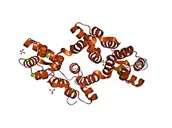 2ie6: Annexin V under 2.0 MPa pressure of xenon