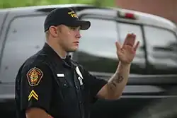 United States Marine Corps Civilian Police Department uniform.