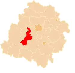 Location within the voivodeship